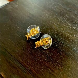 Kate Spade ‘Mrs’ earrings. Never worn